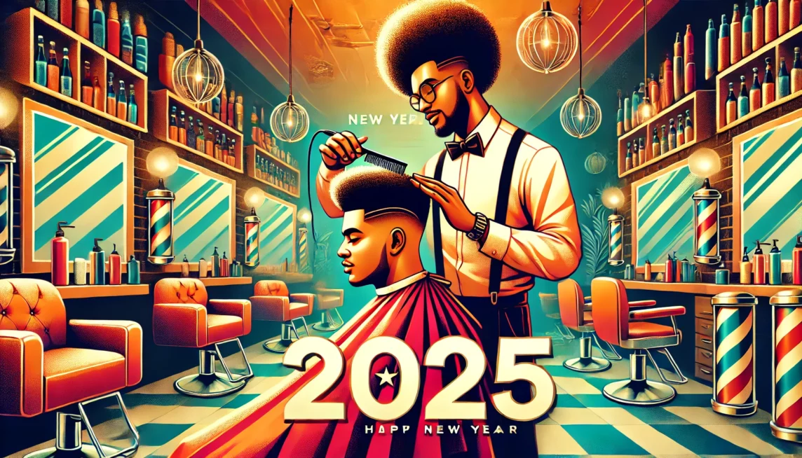 Bonne année 2025 avec Gerry's Barber Shop !